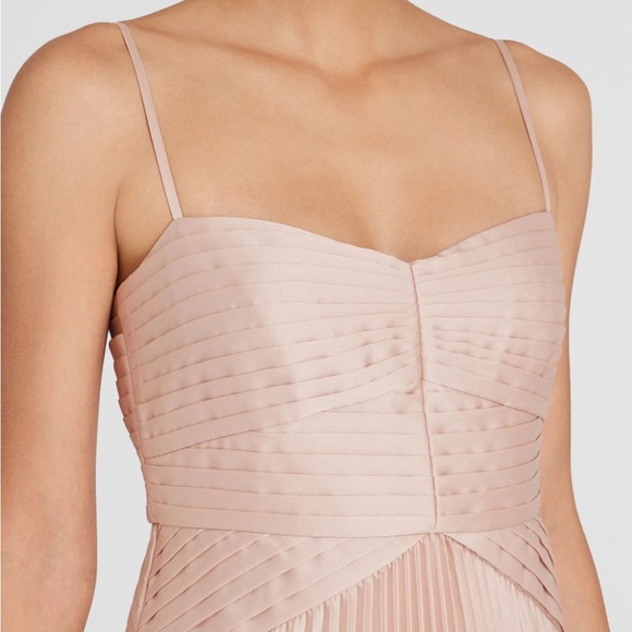 Club Monaco Pink Pleated Maxi Dress - Picture 3 of 4